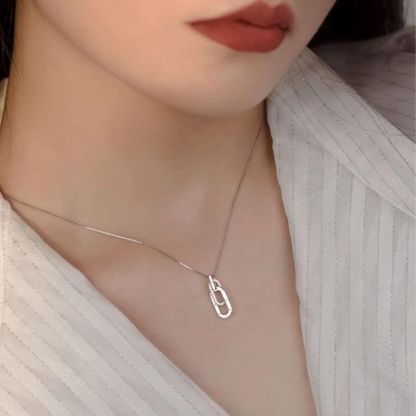 For Unbiological Daughter - S925 Linked Together Necklace-Jolura