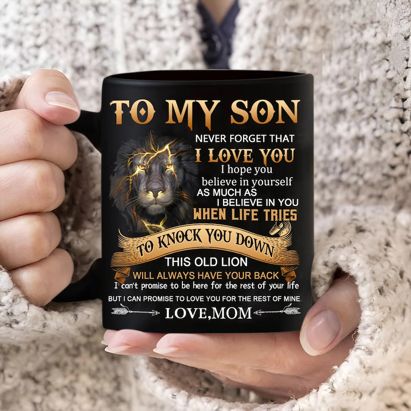 Mom To Son - Never Forget I Love You A867 - Coffee Mug-Jolura