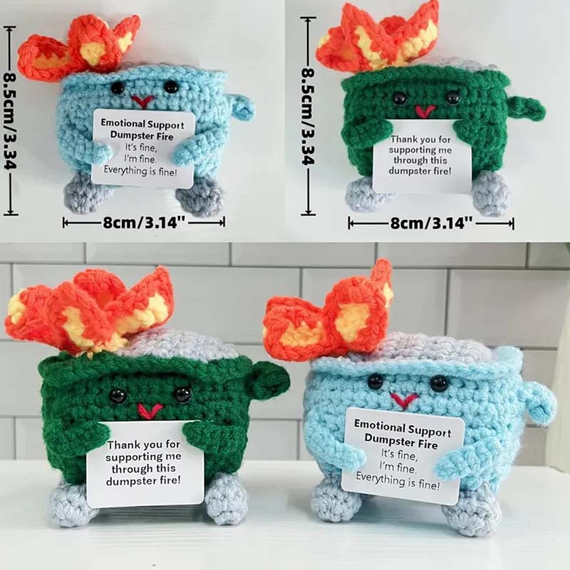 Crochet Dumpster Raging Fire-Jolura