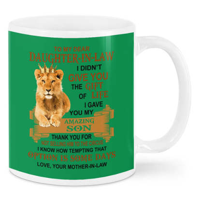 I Gave You My Amazing Son - Best Gift For Daughter-In-Law Lion Mugs-Jolura