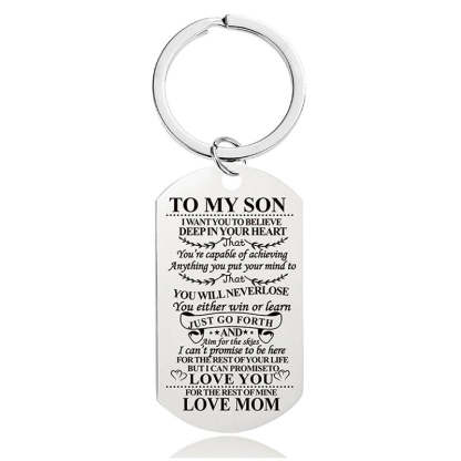 You Will Never Lose - Inspirational Keychain - A909-Jolura