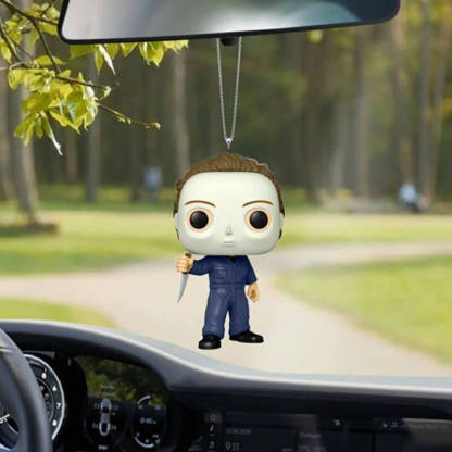 Halloween Horror Movie Hanging Car Ornament-Jolura