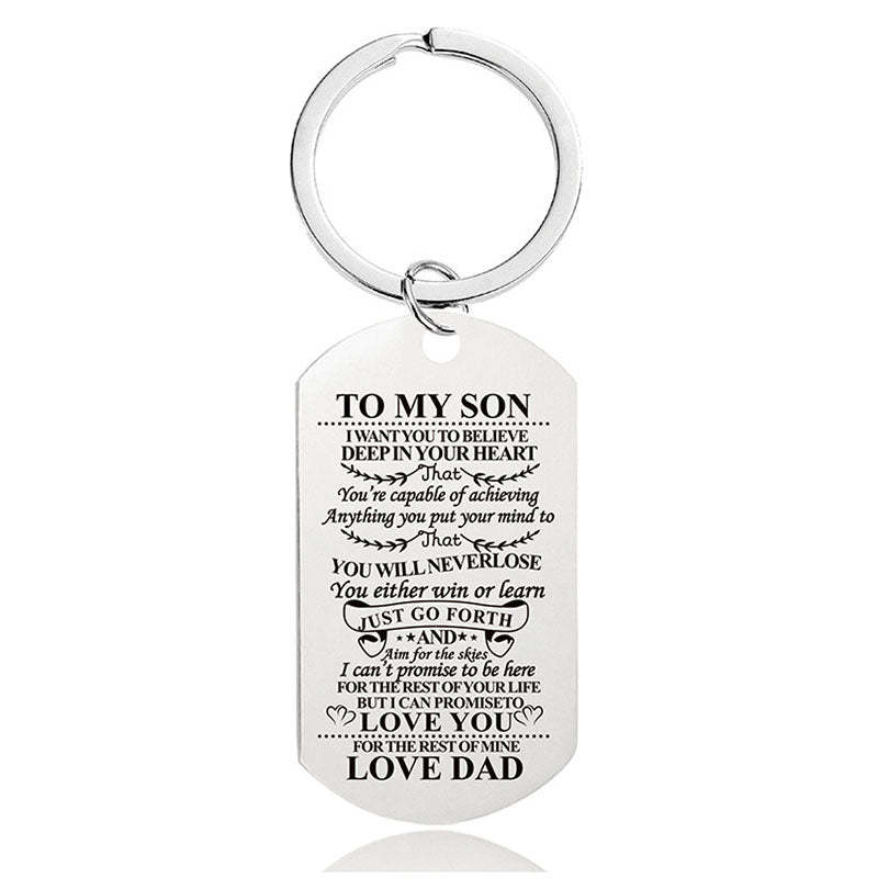You Will Never Lose - Inspirational Keychain - A909-Jolura