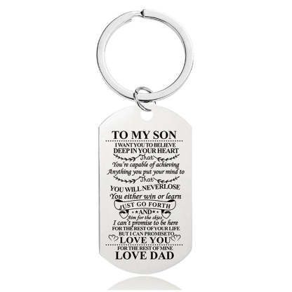 You Will Never Lose - Inspirational Keychain - A909-Jolura