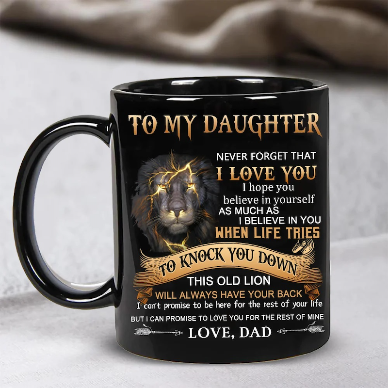 Dad To Daughter - Never Forget I Love You A867 - Coffee Mug-Jolura
