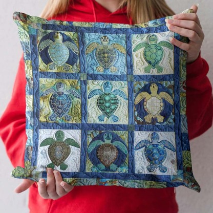 Turtle Tide D224 Pillow Case-Jolura