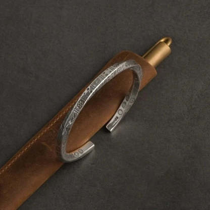 Nordic Silver Viking Bracelet-Jolura