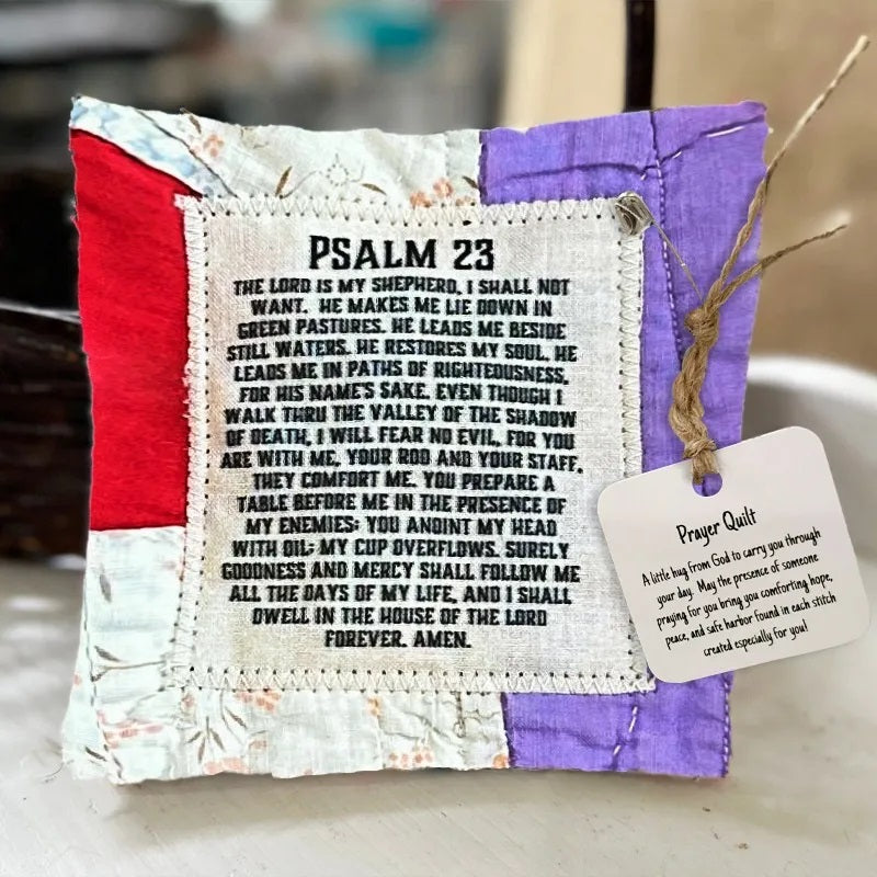 Prayer Quilt With Cross Inside-Jolura