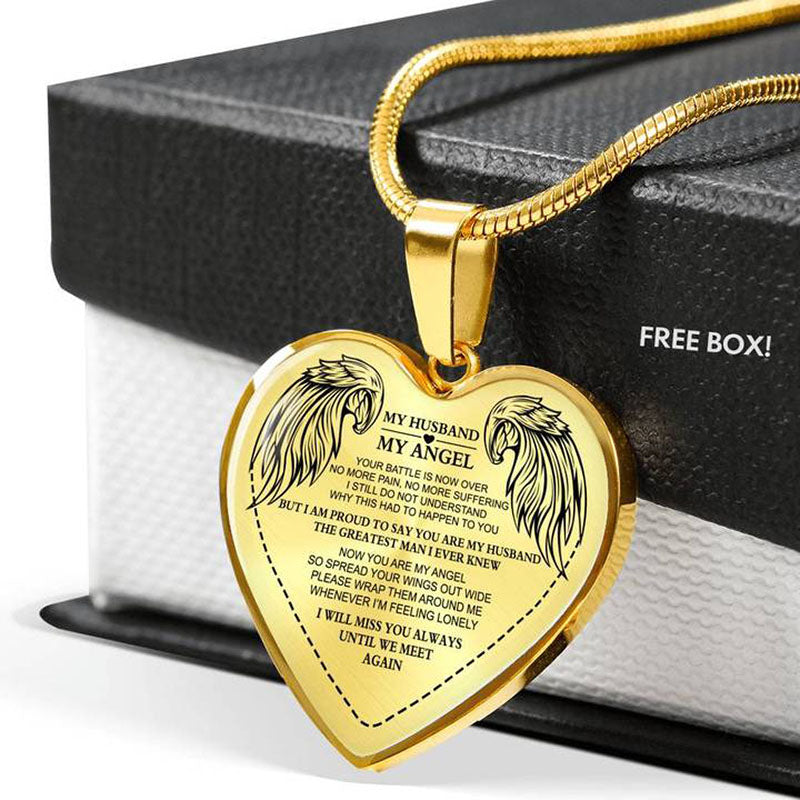 Now You Are My Angel Necklace-Jolura