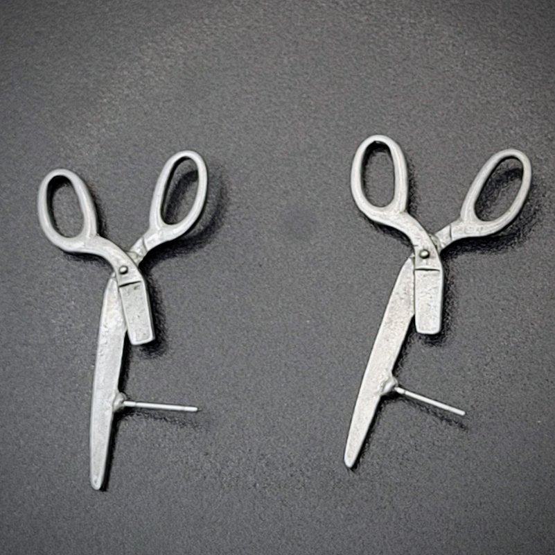 Vintage Scissor Shaped Earrings-Jolura