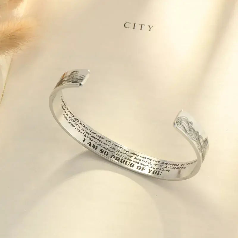 To My Granddaughter - I am So Proud of You Bracelet-Jolura