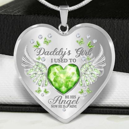 Daddy's Girl Heart Necklace-Jolura