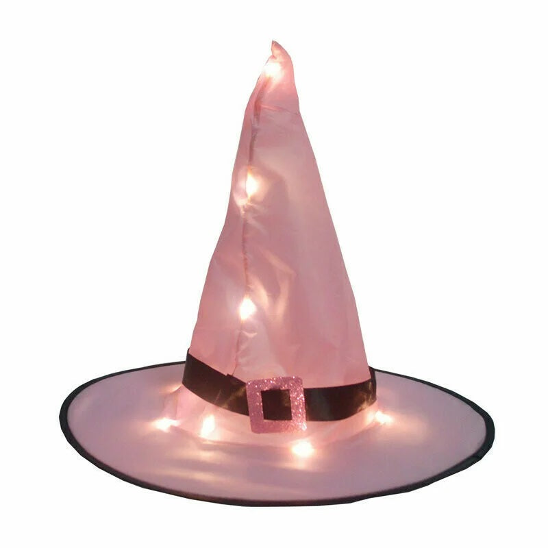 Glowing Witch Hat Decorations - 2 in 1 Hanging/Wearable-Jolura