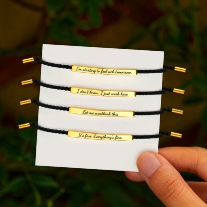 Sarcastic Souls Work Mood Tube Bracelets-Jolura