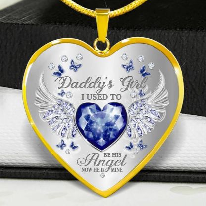 Daddy's Girl Heart Necklace-Jolura