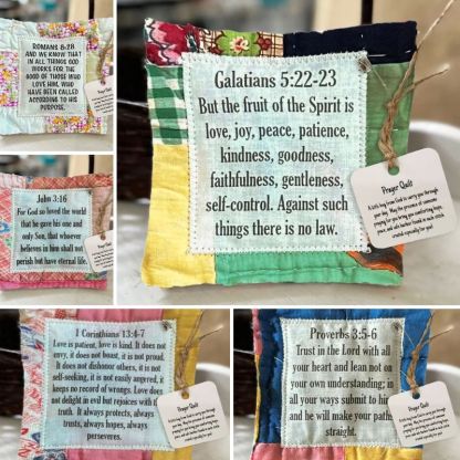 Prayer Quilt With Cross Inside-Jolura