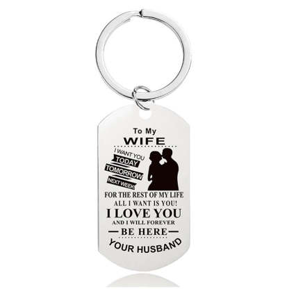 I Love You And I Will Forever Be Here - Inspirational Keychain - A913-Jolura