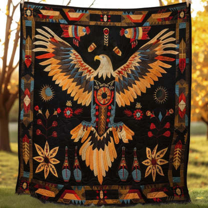 Eagle Native American Blanket - D257 - Premium Blanket-Jolura