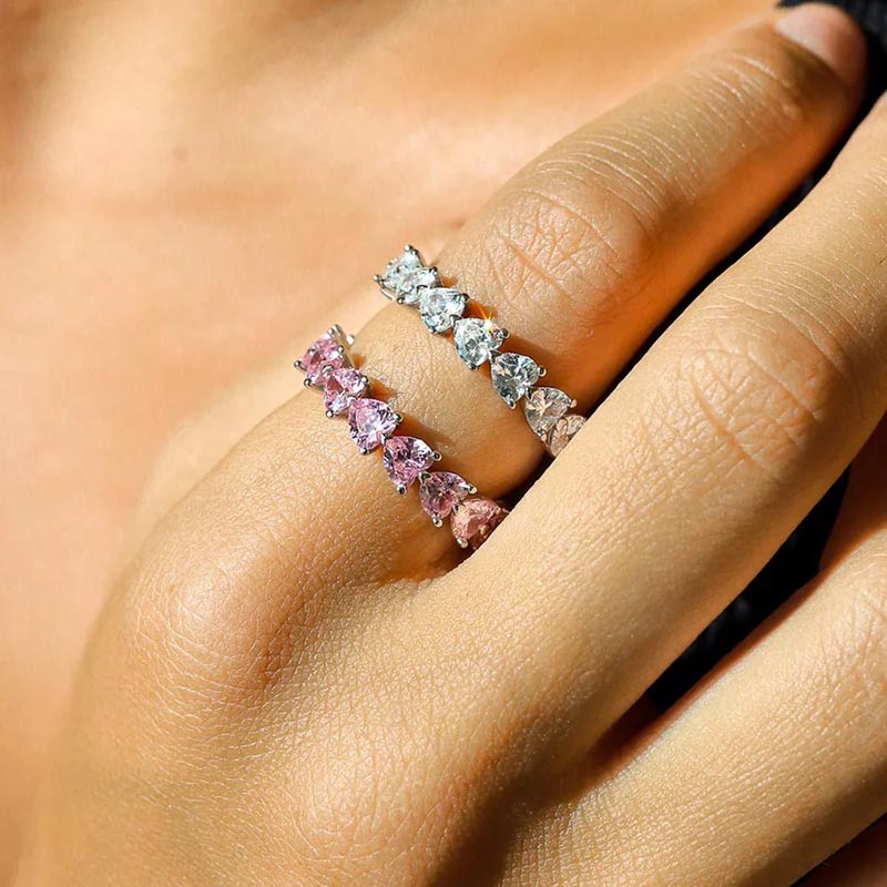 Heart Cut Ring - 925-Jolura