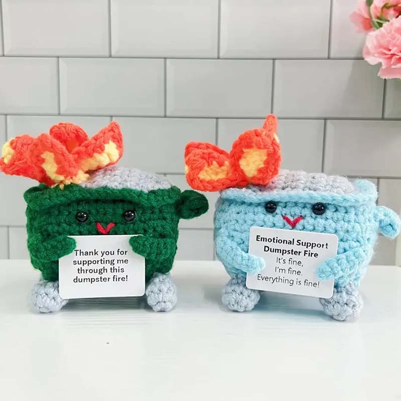 Crochet Dumpster Raging Fire-Jolura