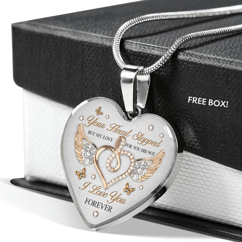 I Love You Forever Heart Necklace-Jolura