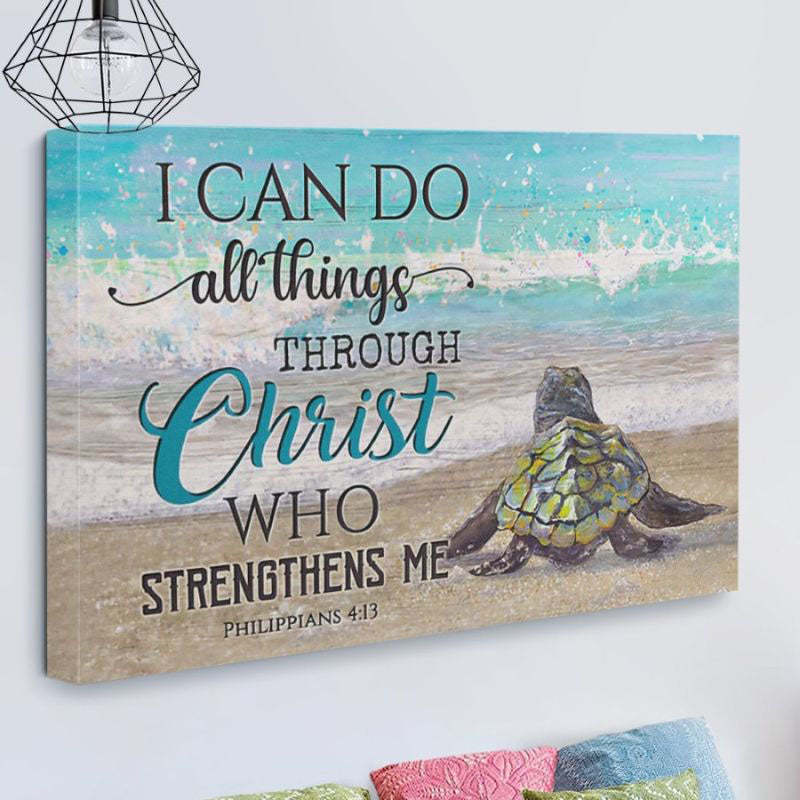 I Can Do All Things - D371 - Gallery Wrapped Canvas Prints