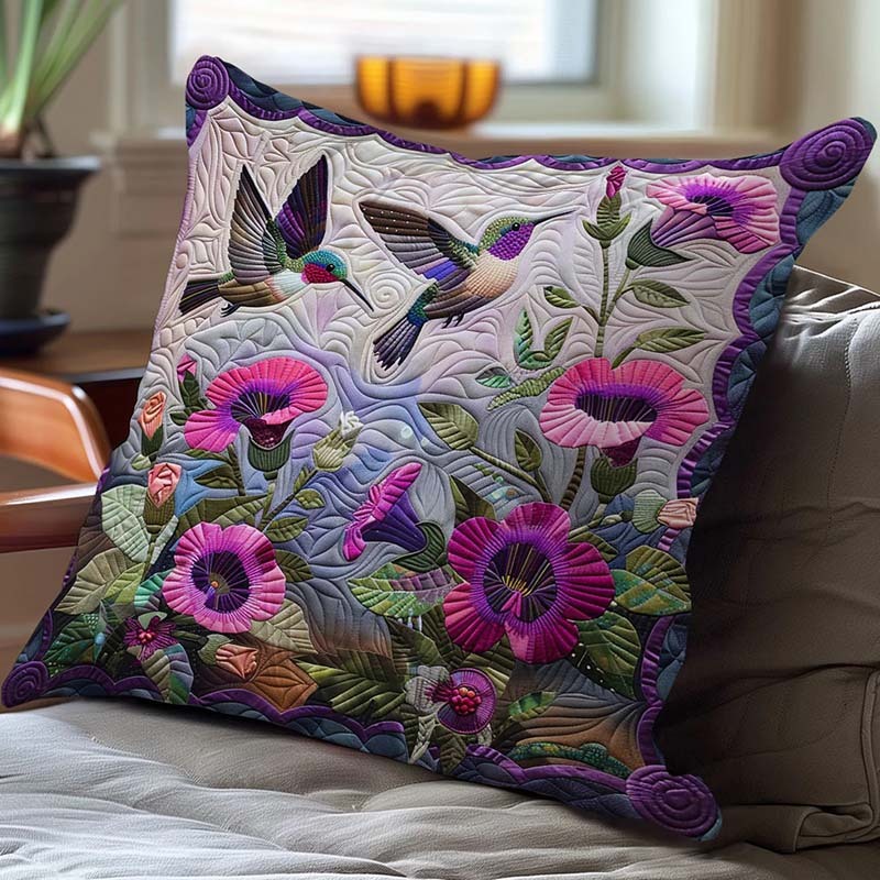 Hummingbirds D235 Pillow Case-Jolura