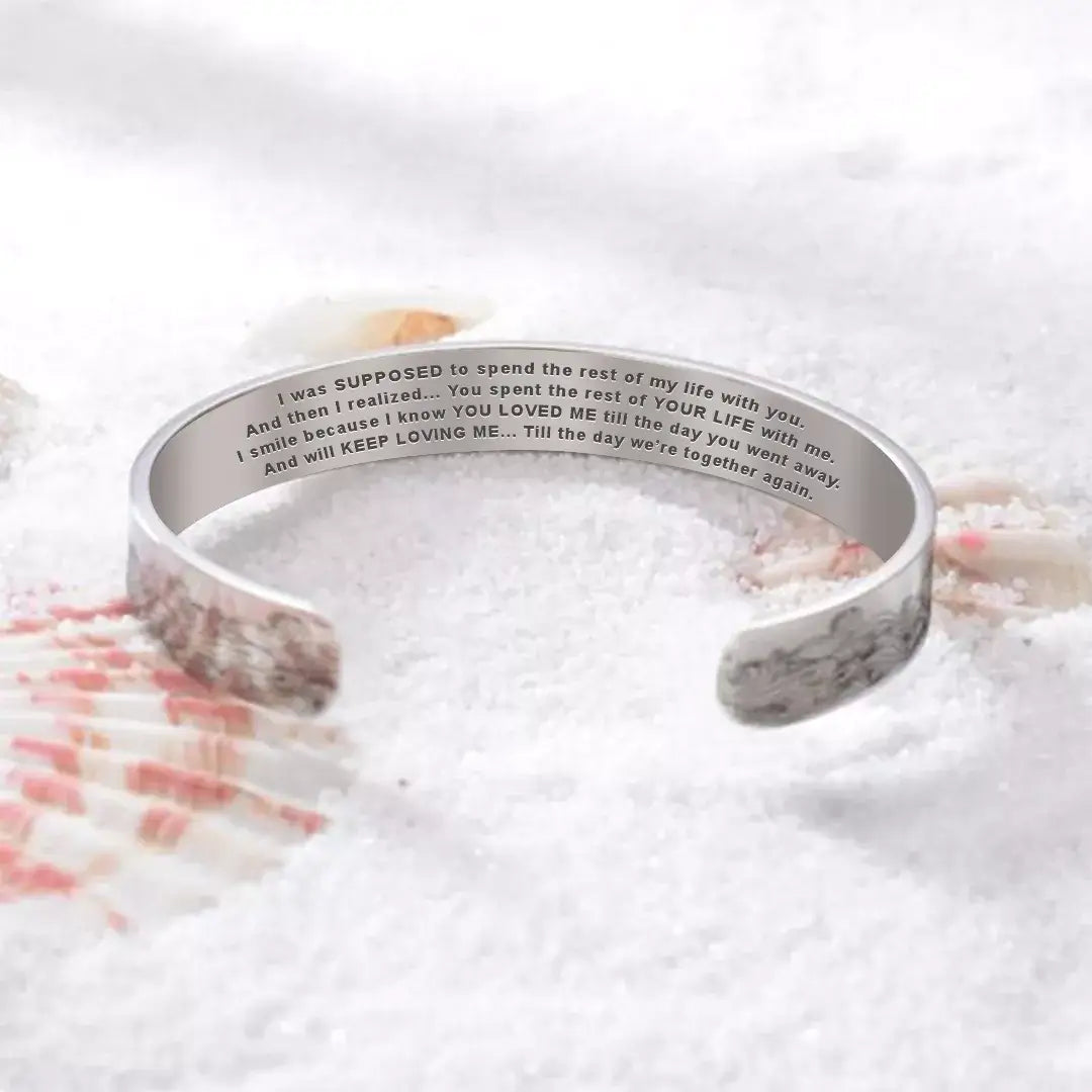 To My Husband in Heaven Memorial Bracelet-Jolura