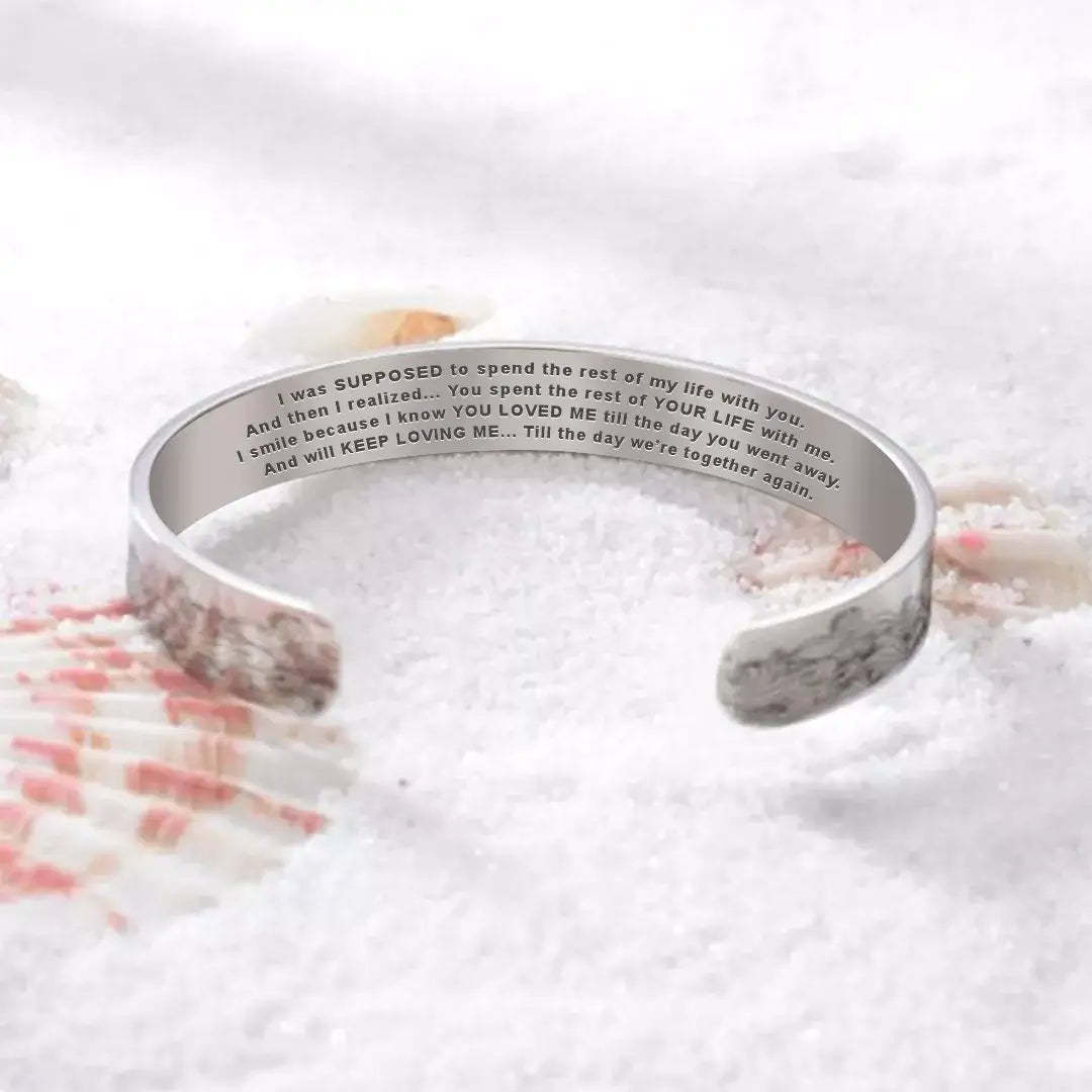 To My Husband in Heaven Memorial Bracelet-Jolura