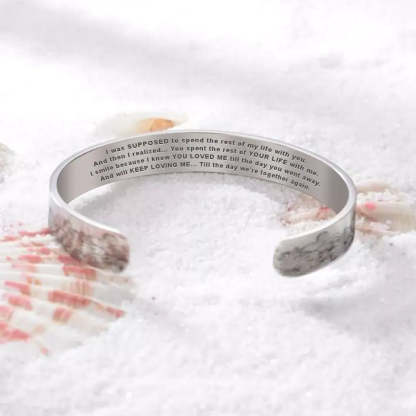 To My Husband in Heaven Memorial Bracelet-Jolura