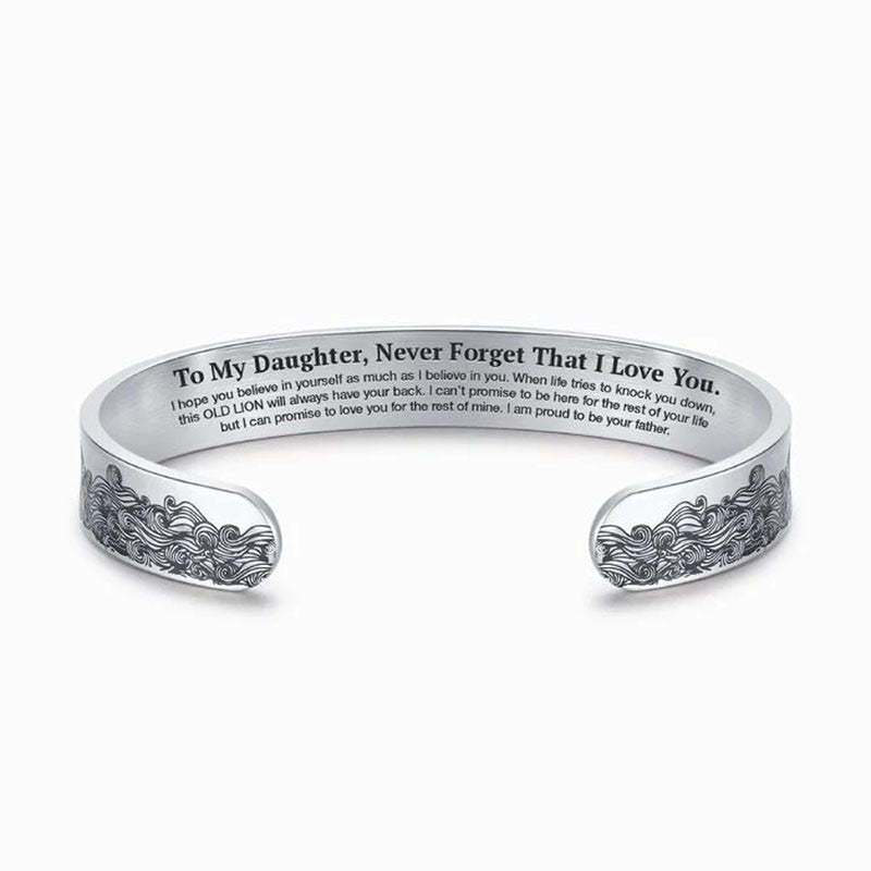 To My Daughter Proud of You Love Dad Bracelet-Jolura