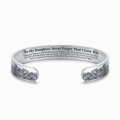 To My Daughter Proud of You Love Dad Bracelet-Jolura