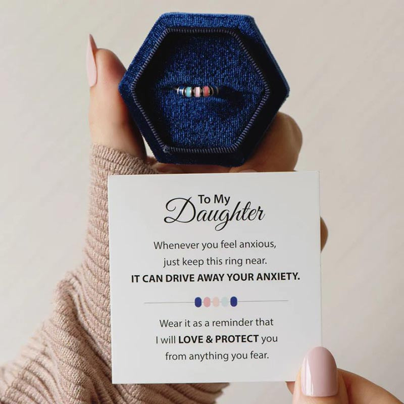 To My Daughter - Beaded Fidget Ring-Jolura