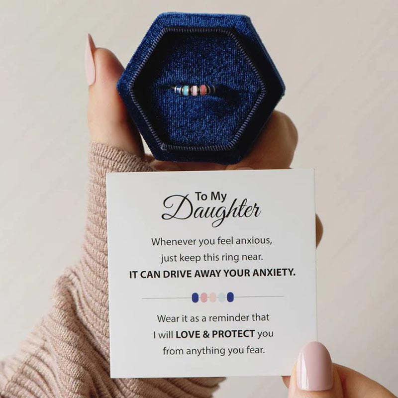 To My Daughter - Beaded Fidget Ring-Jolura