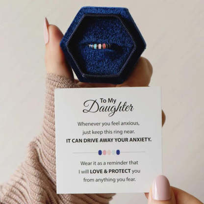 To My Daughter - Beaded Fidget Ring-Jolura