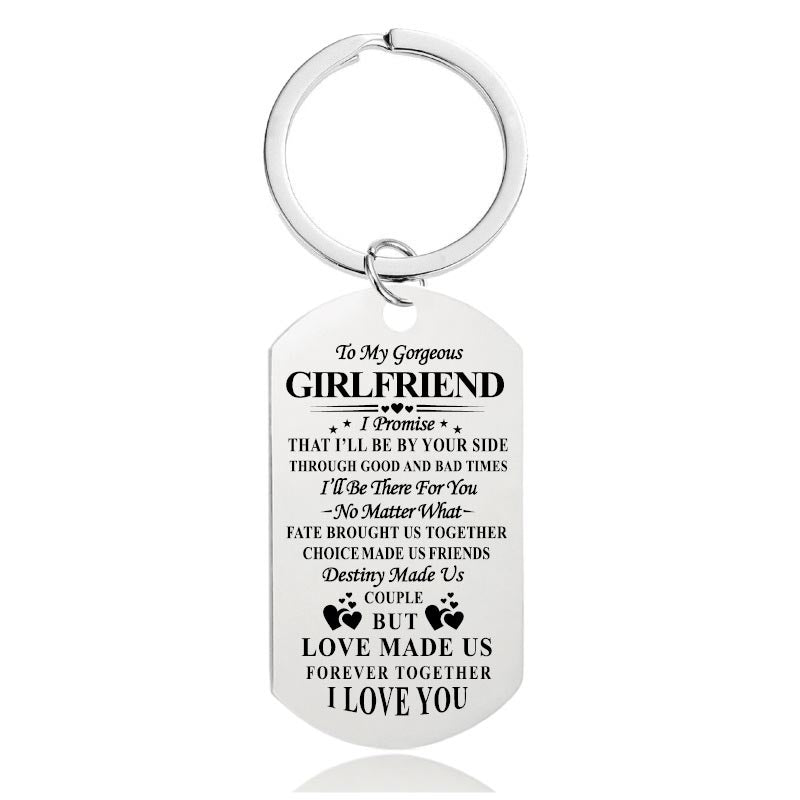 I'll Be By Your Side Through Good And Bad Time - Inspirational Keychain - A915-Jolura