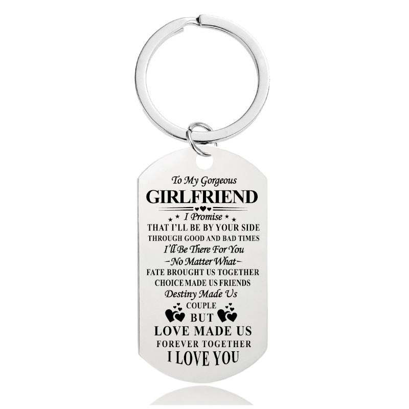 I'll Be By Your Side Through Good And Bad Time - Inspirational Keychain - A915-Jolura