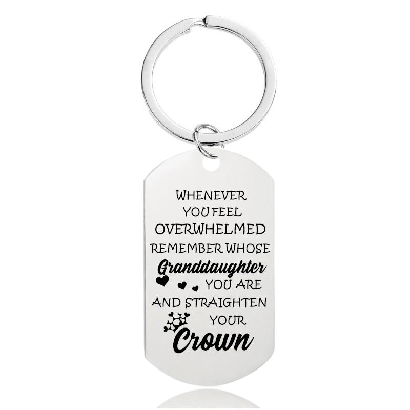 Whenever You Feel Overwhelmed - Inspirational Keychain - A916-Jolura