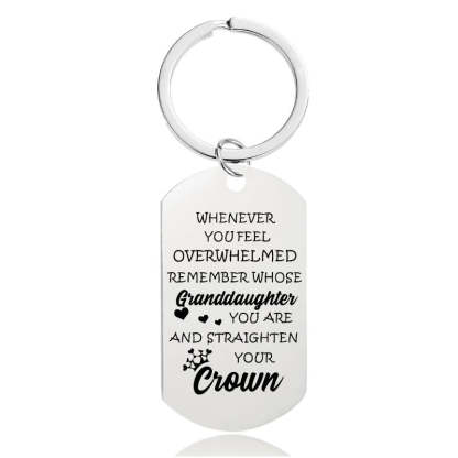 Whenever You Feel Overwhelmed - Inspirational Keychain - A916-Jolura
