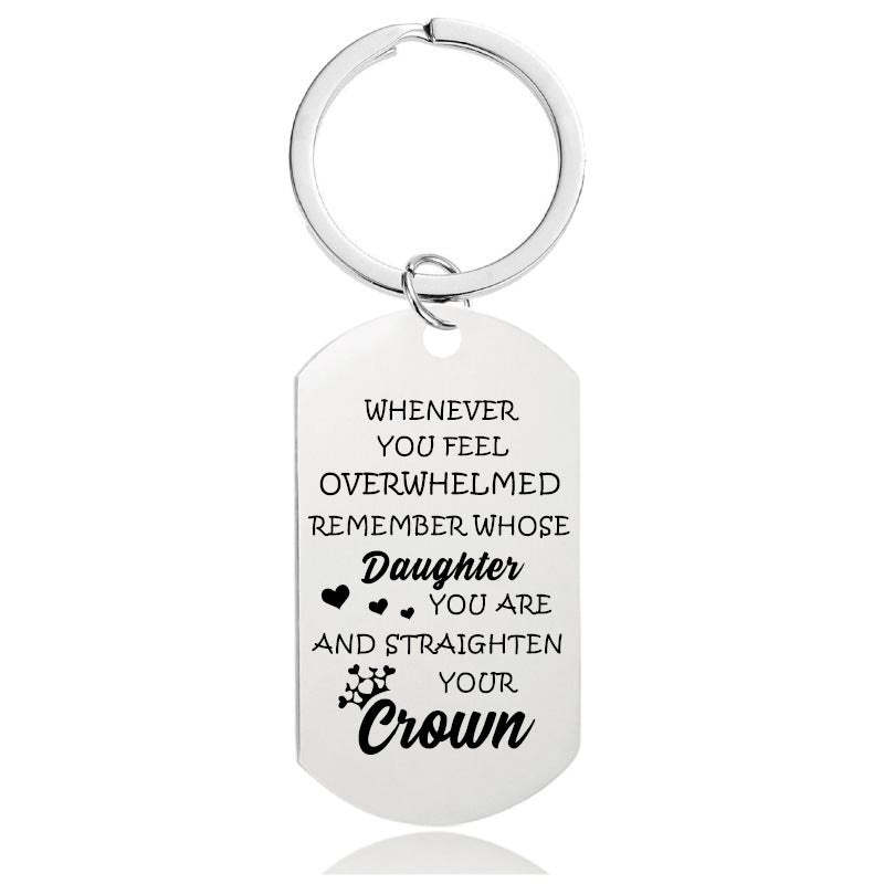Whenever You Feel Overwhelmed - Inspirational Keychain - A916-Jolura