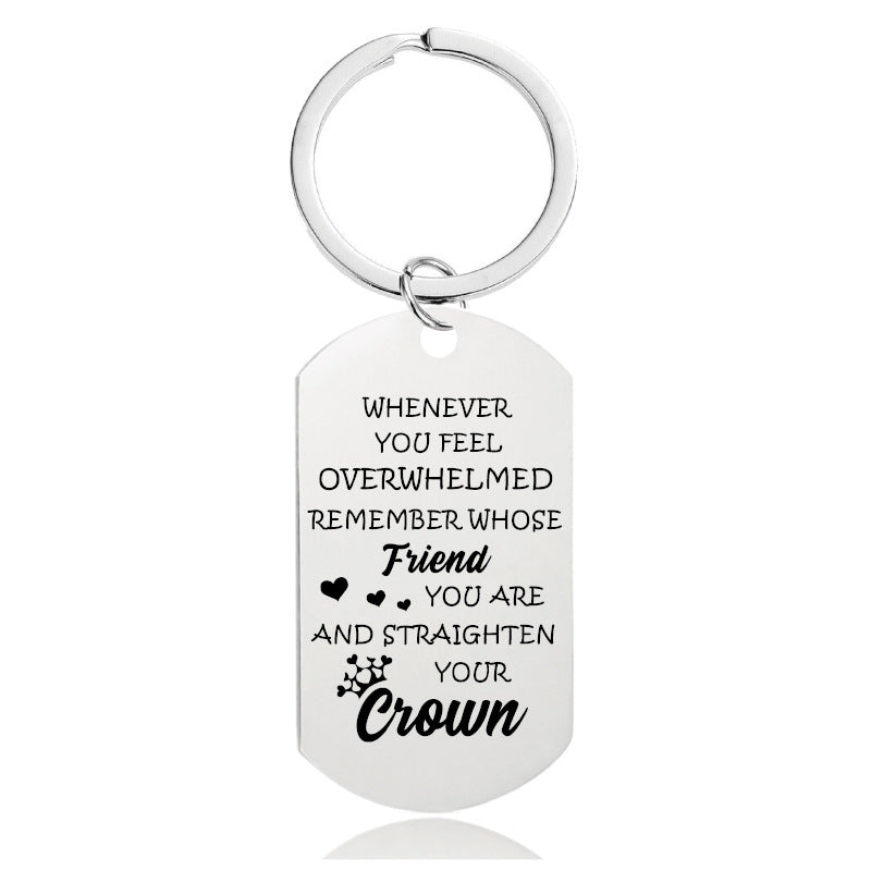 To My Friend - Whenever You Feel Overwhelmed - Inspirational Keychain - A916-Jolura