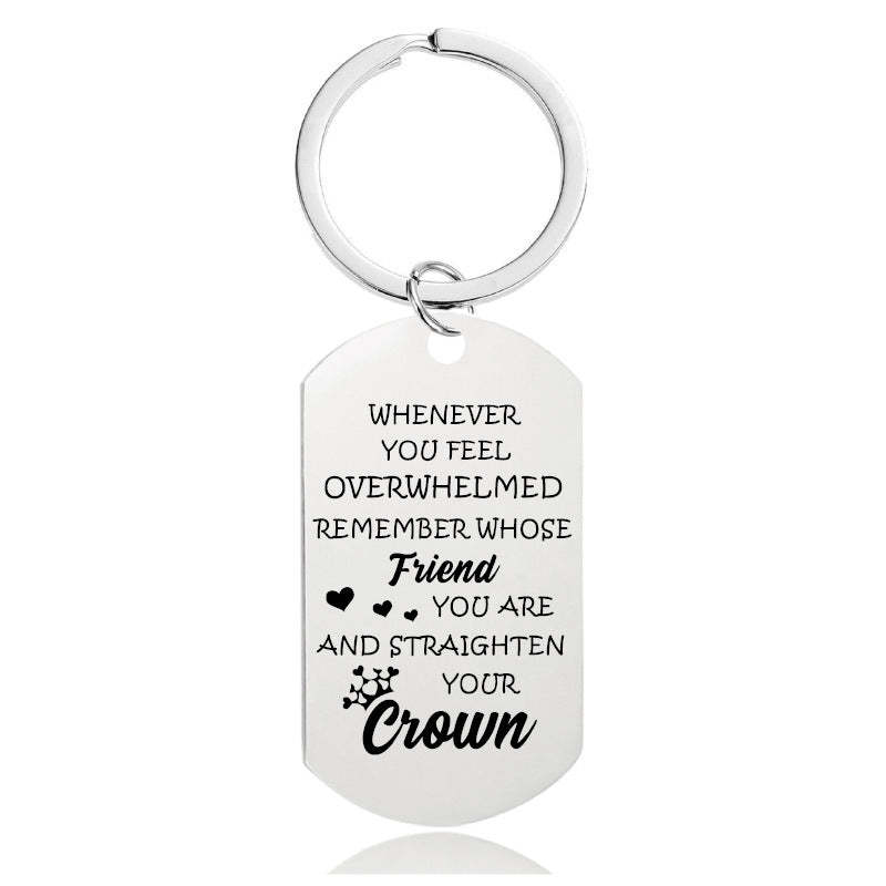 Whenever You Feel Overwhelmed - Inspirational Keychain - A916-Jolura