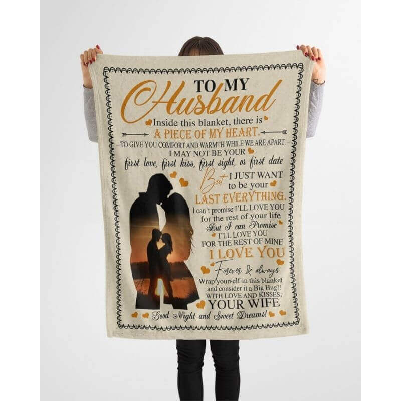 To My Husband - From Wife - A361 - Premium Blanket-Jolura