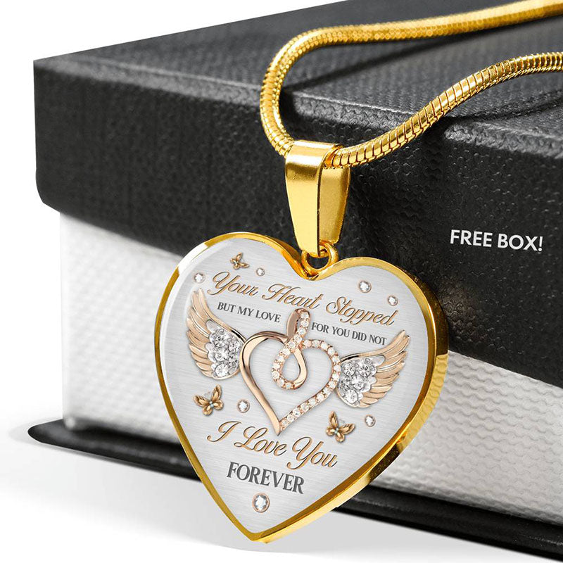 I Love You Forever Heart Necklace-Jolura