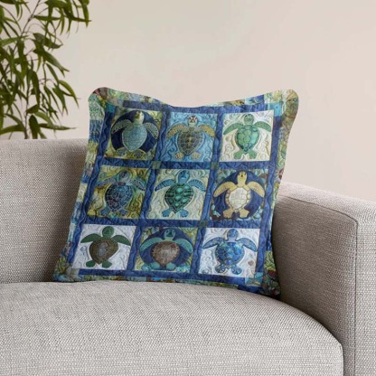 Turtle Tide D224 Pillow Case-Jolura