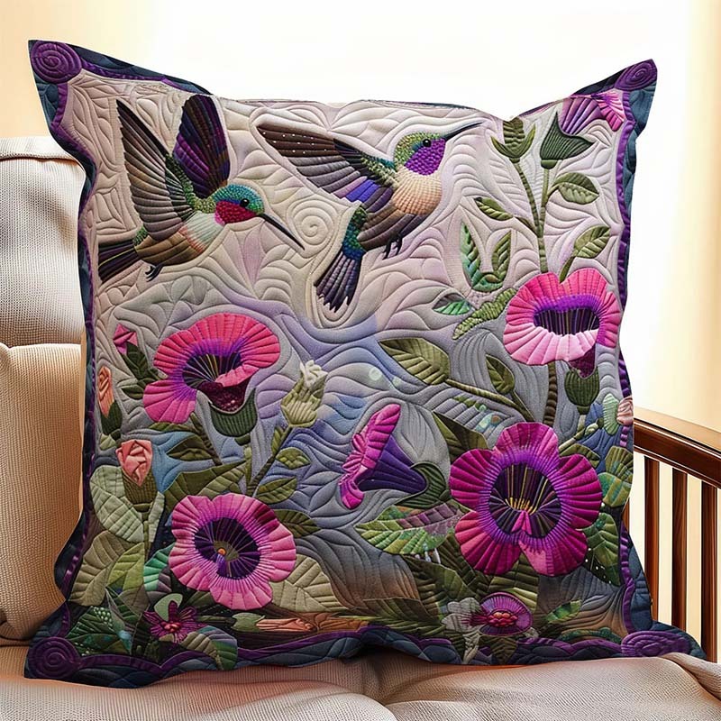 Hummingbirds D235 Pillow Case-Jolura