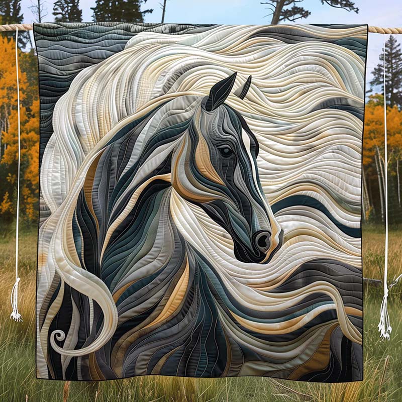 Horse Grace Blanket - D244 - Premium Blanket-Jolura