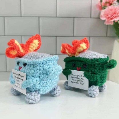 Crochet Dumpster Raging Fire-Jolura