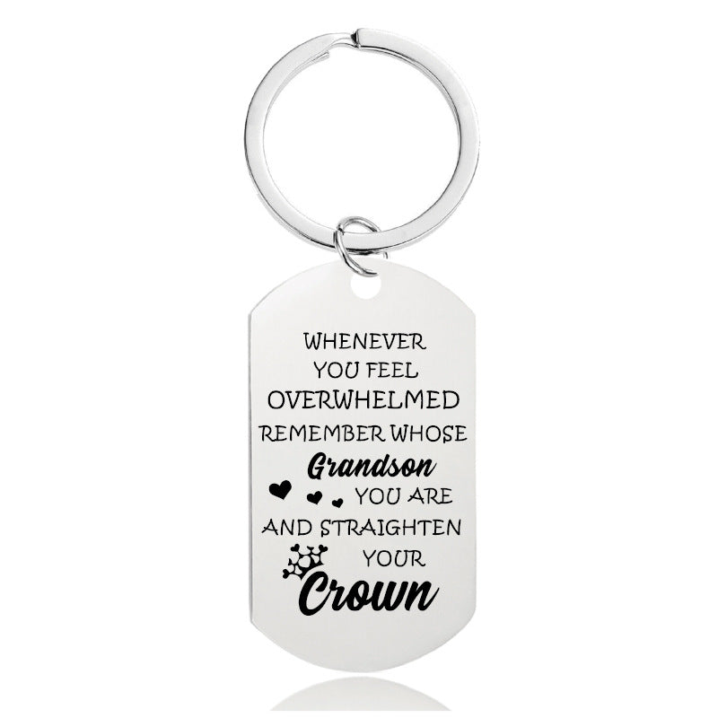 Whenever You Feel Overwhelmed - Inspirational Keychain - A916-Jolura