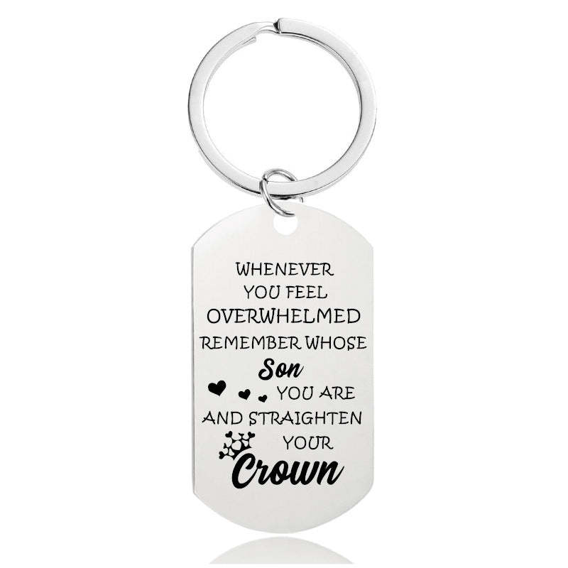 Whenever You Feel Overwhelmed - Inspirational Keychain - A916-Jolura